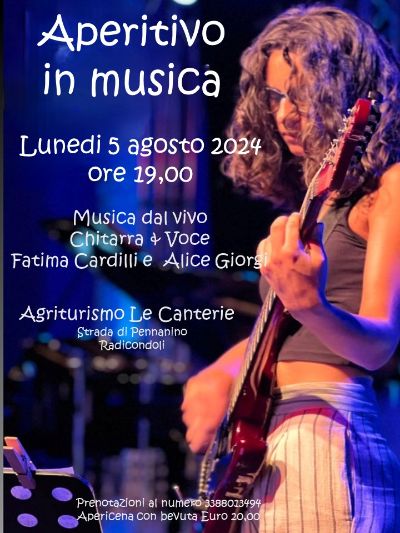 Aperitivo alle Canterie 5 agosto 2024