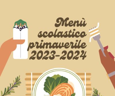 Menù scolastico primaverile 2023-2024