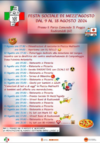 Festa pubblica assistenza 2024
