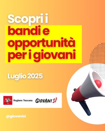 Bandi e opportunità Giovanisì Luglio 2025