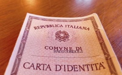 Carta d'identità cartacea