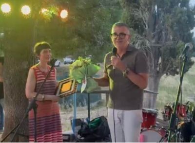 Giovanna Pedani con il sindaco Guarguaglini