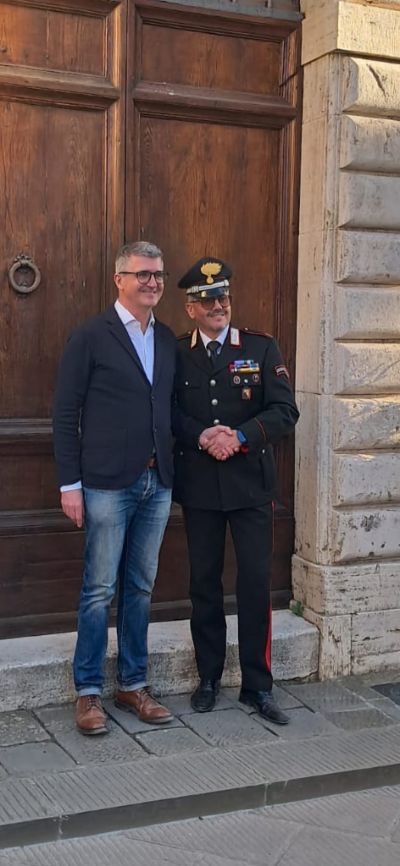 Sindaco Guarguaglini e Maresciallo Cinefra