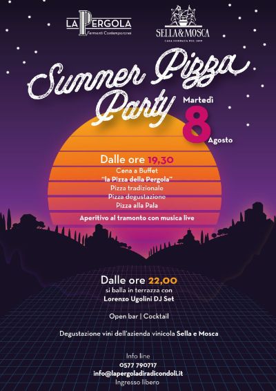 Summer pizza party 8 agosto 2023